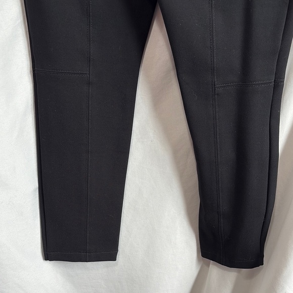Anthropologie Black Skinny Pants Streamlined Tapered Design - Picture 8 of 12